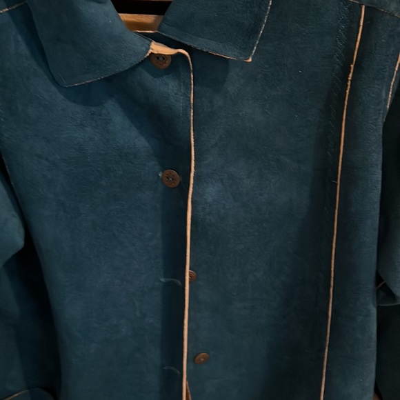 Blue Jacket with tan interior - Picture 2 of 3